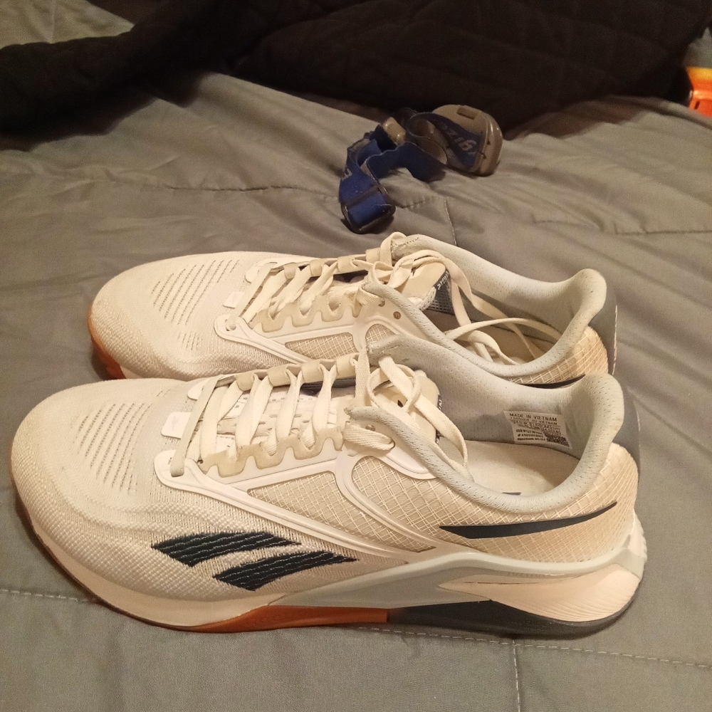 Reebok White and Black Athletic Shoes